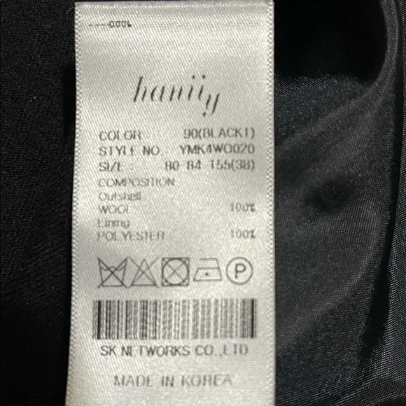 Hanii Y Wool Black Dress IT 38 Small‎ - Picture 4 of 7